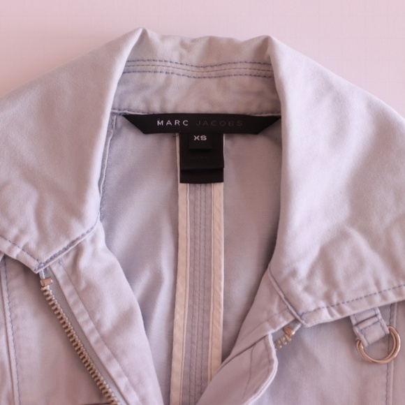Marc JACOBS Blue Bomber zipper Cotton Jacket - Picture 8 of 8